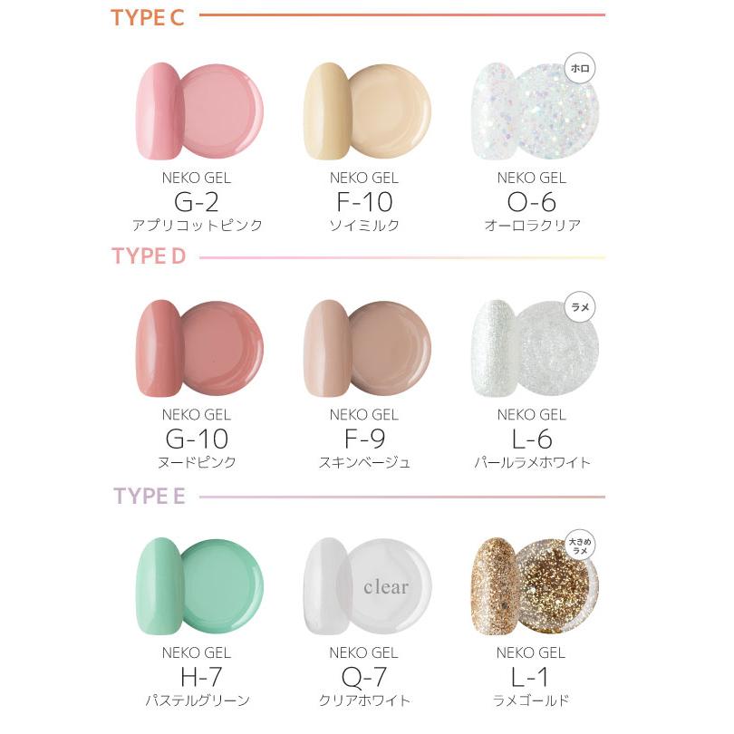NEKO GEL（ネコジェル） 【初めてのセルフネイル】ジェルネイル
