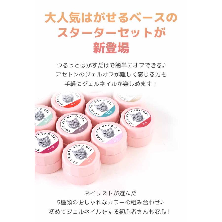 NEKO GEL（ネコジェル） 簡単 ピールオフジェル スターターキット