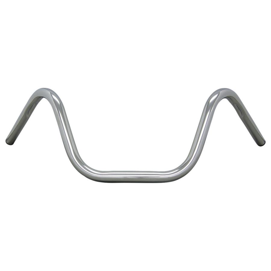 Harley Davidson ヘコミ有り バックホーンバーハンドル クローム