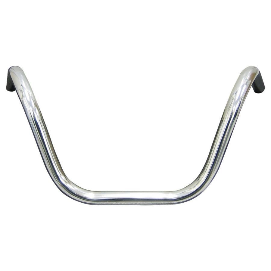 ヘコミ有り　チョッパーバーハンドル　クローム