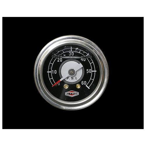 新品　ハーレー純正　ツーリングモデル　ゲージ　オイル　プレッシャー　メーター Harley Davidson オイルプレッシャーゲージ 60psi : ネオ