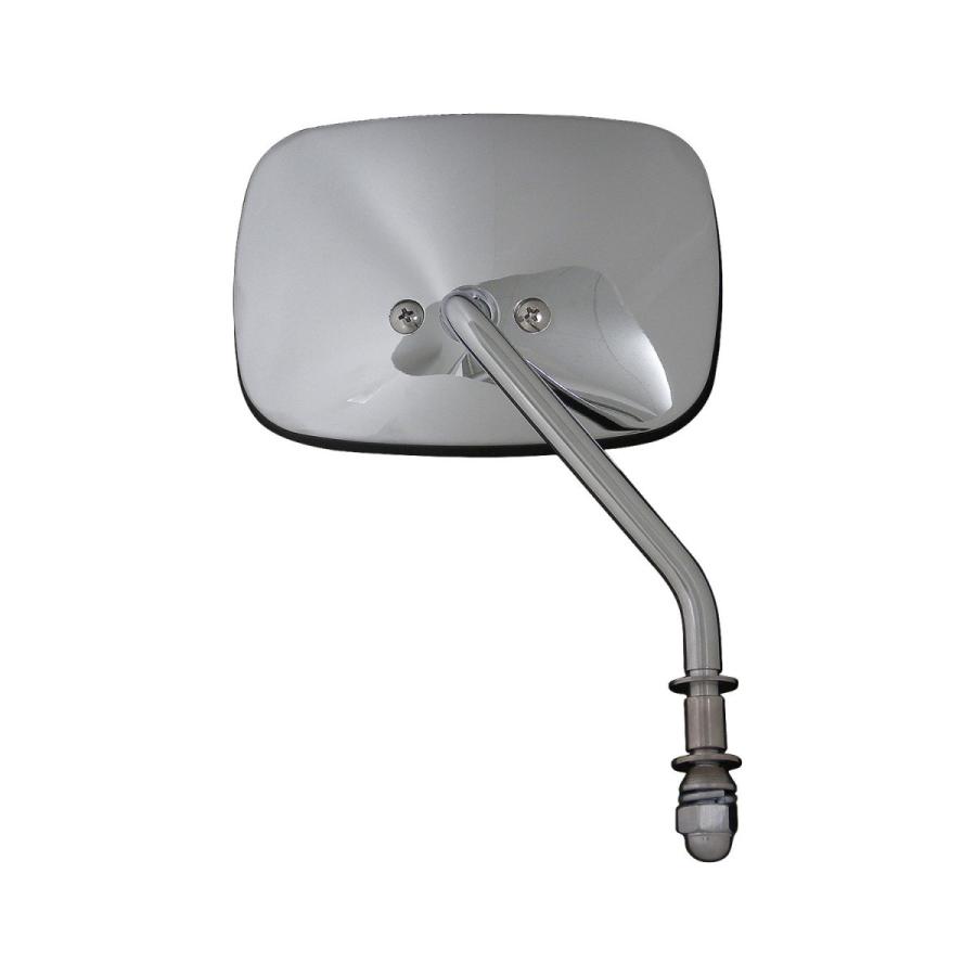 ＯＥＭステムタイプスクエアミラー　クローム　右