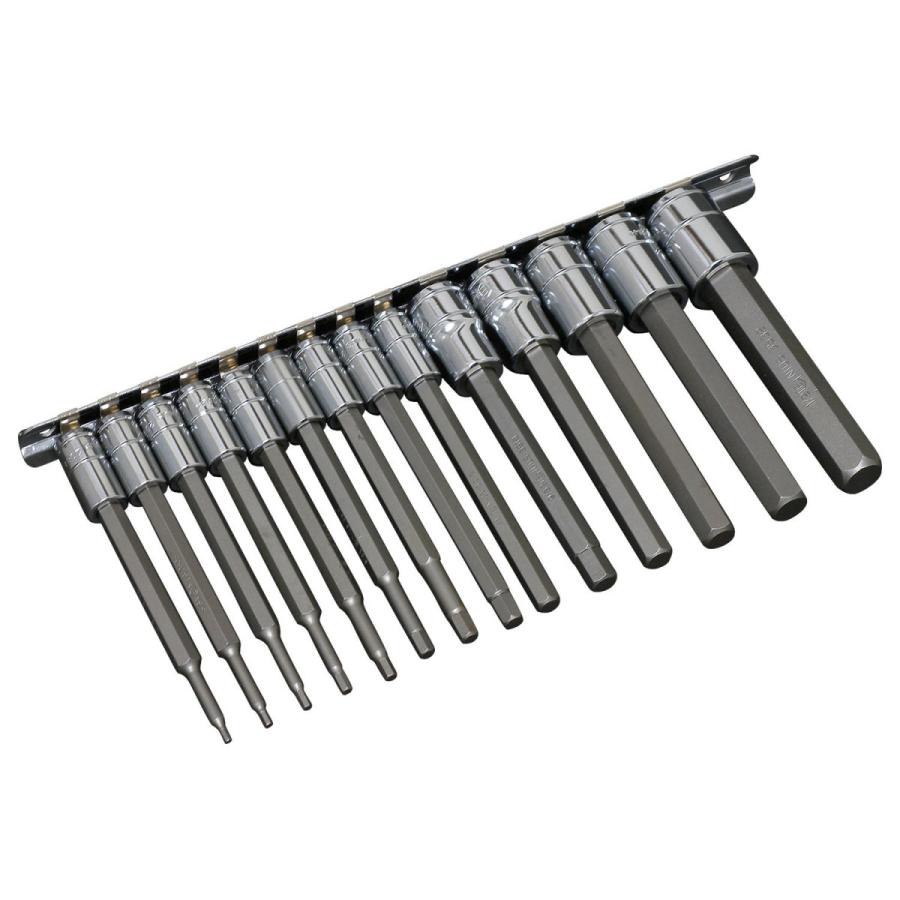 Linwei　14本セット Harley Davidson 14ピース 1／4、3／8差込角 インチ六角