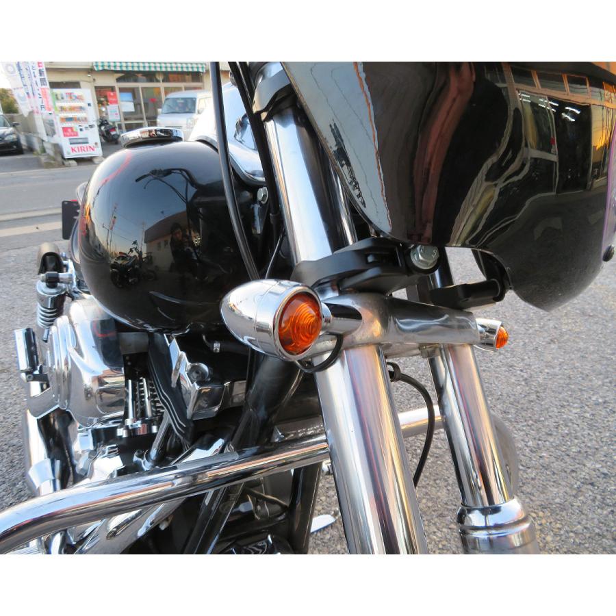 Harley Davidson ミニバレットウインカー バルブタイプ クローム
