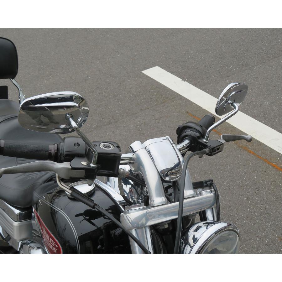 ヘコミ有り　センターナロードラッグバーハンドル　クローム