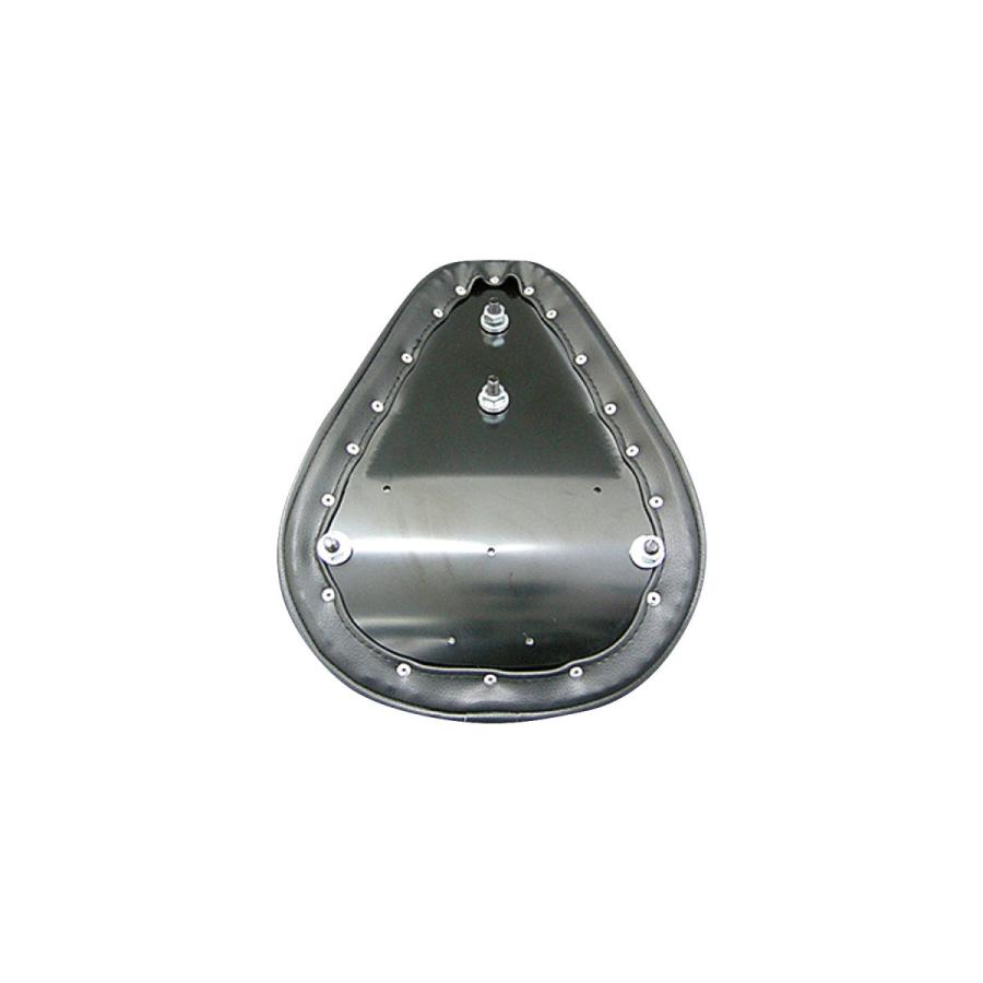 Harley Davidson 横タックロールソロシート ウォール無し ブラック