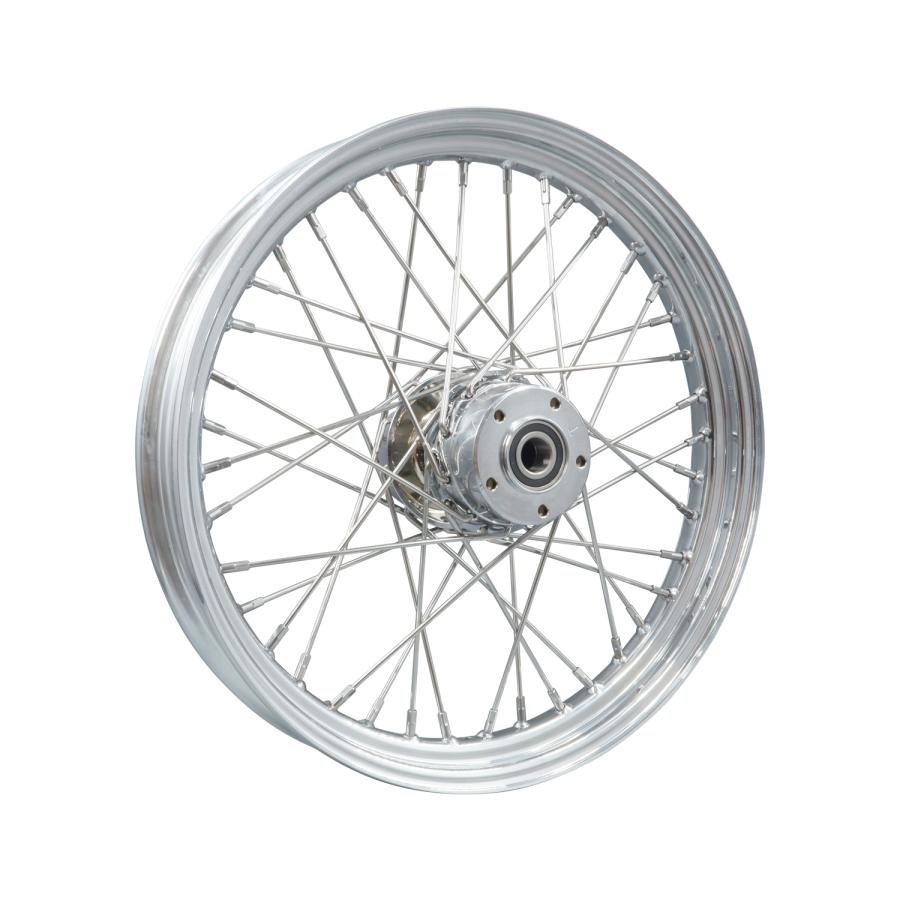 ００−０７ｙツアラー用　Ｆホイール　１９×２．５０ｉｎ　クローム