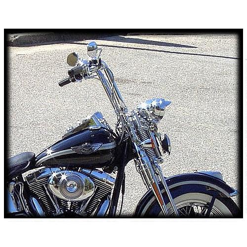 Harley Davidson スプリンガー用12inファットエイプバーハンドル 
