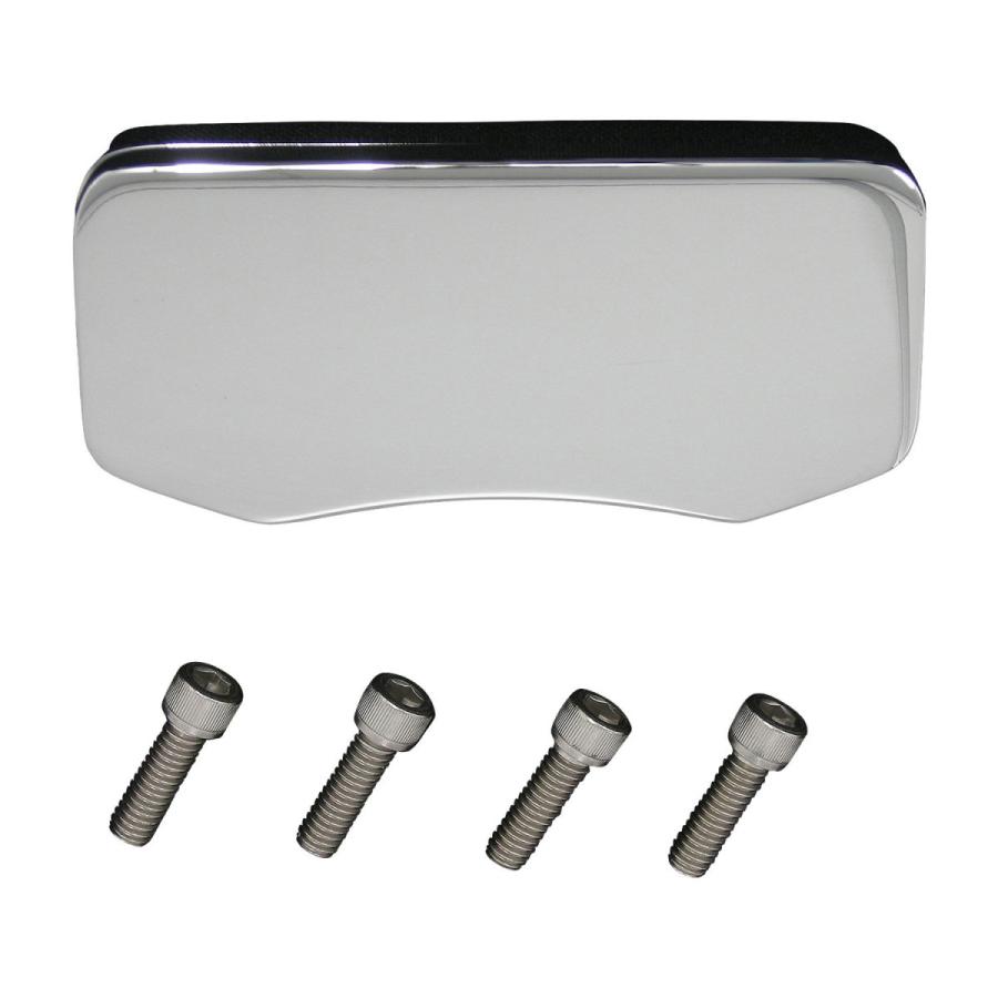 カバー付　スムースビレットトップクランプ　クローム