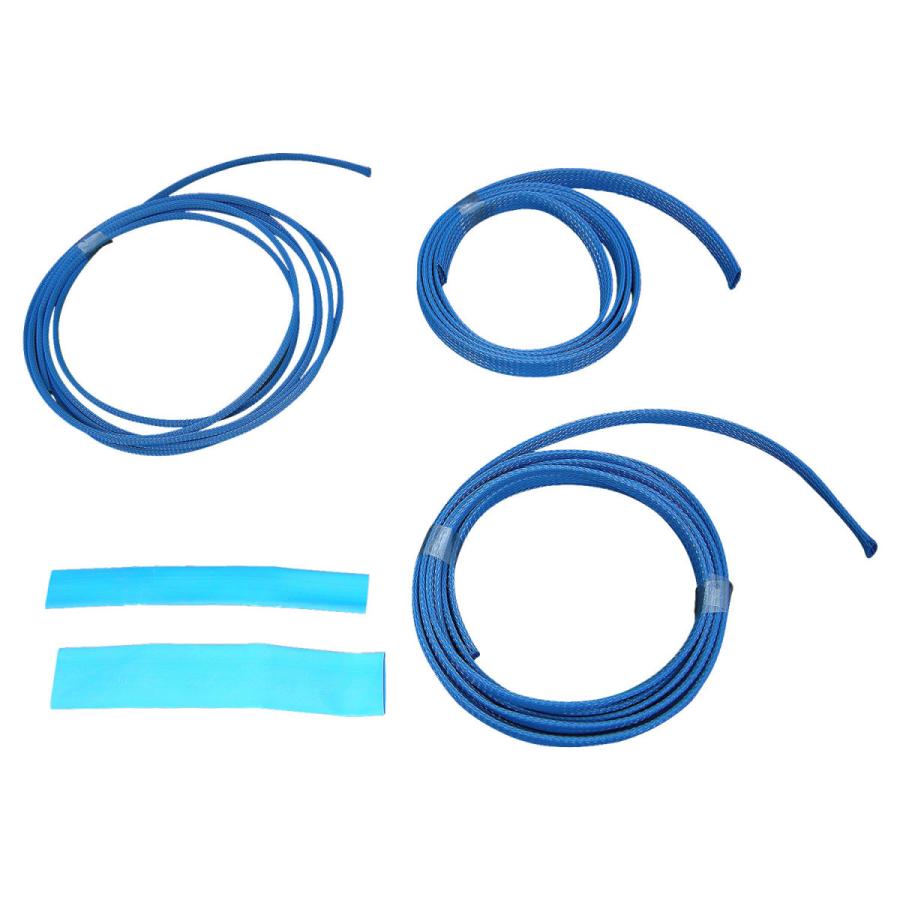 Harley Davidson アクセル ワイヤーカバーキット 青 : ネオ