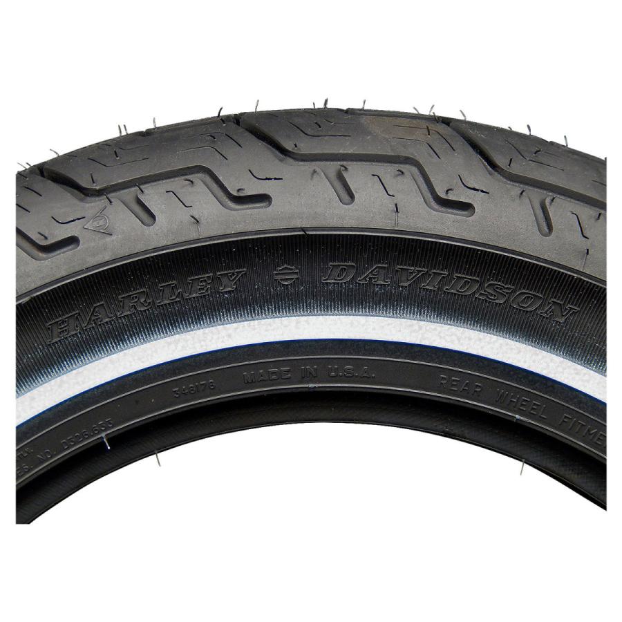 ハーレー　MT90 ダンロップ　ホワイトウォール　ソフテイル　リアタイヤ Harley Davidson ダンロップ D402リア MT90B16
