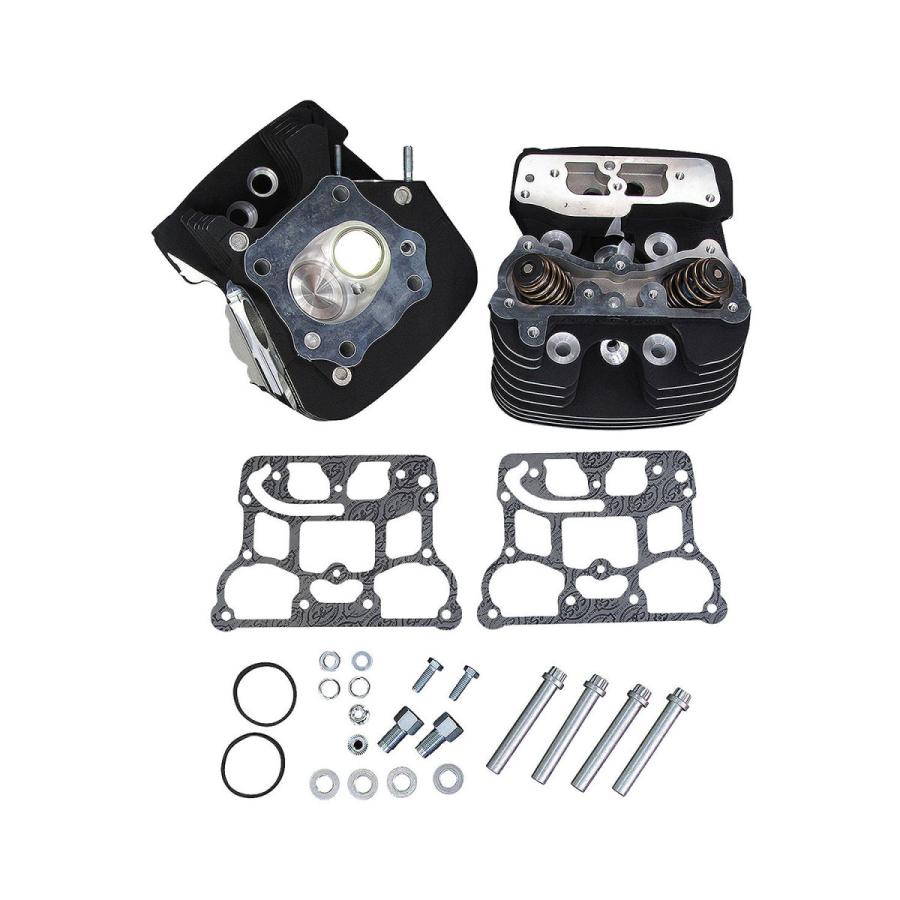 Harley Davidson - 百貨店棚卸し資産 シリンダーヘッド一揃いの道具 ９９−０５ｙ ＢＴ Ｗ黒いこと 車、バイク、自転車-バイク-エンジン関連パーツ