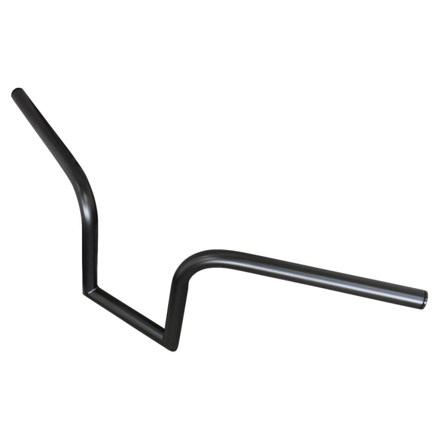 CARBONBLAST ハンドル ブラック/ホワイト ハーレー純正 チゼル ローハンドルバー グロスブラック 【07年