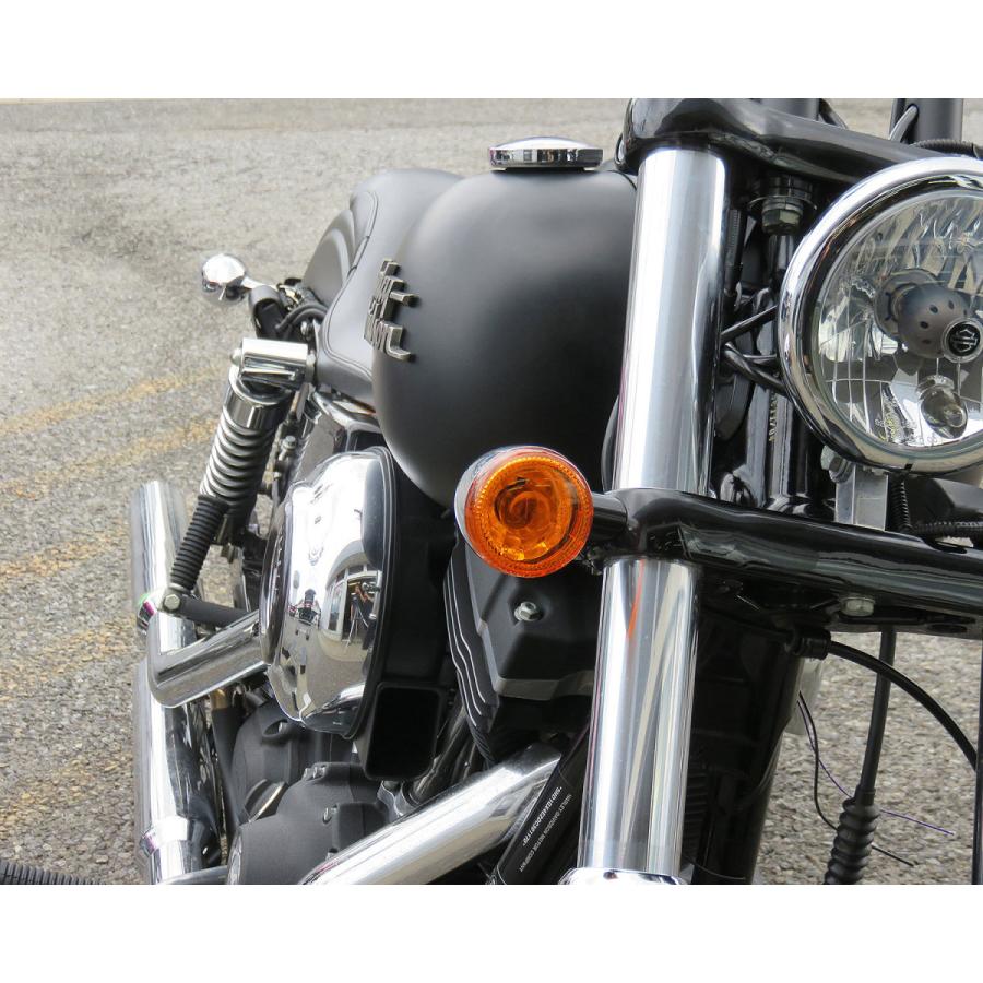 ウインカー左右 前後 ハーレー純正 フォーク移設クランプ 49mm 【公式