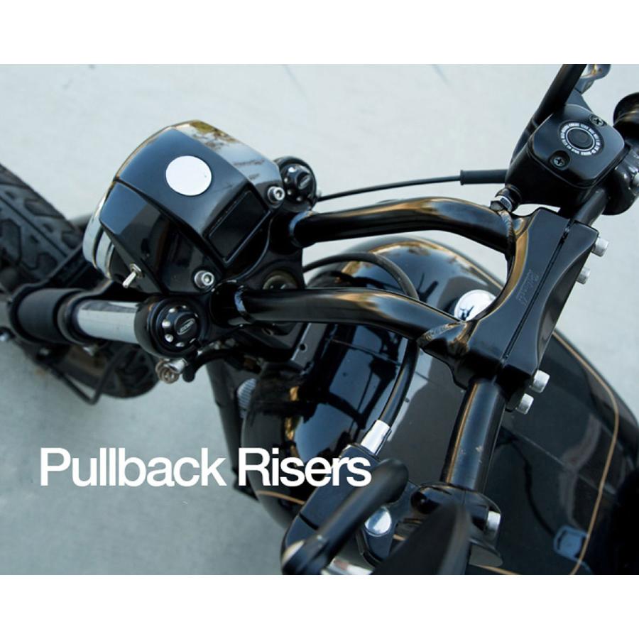 Biltwell 10in マードックプルバックライザー ブラック