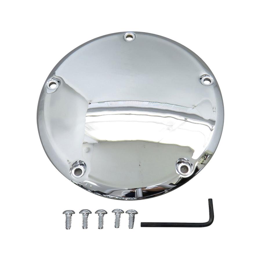 ドームダービーカバー クローム 5穴 TC バイク