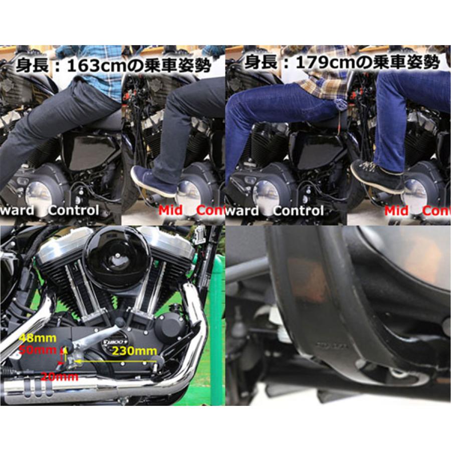 Harley Davidson キジマ ミッドコントロールキット 04−13y Harley Davidson キジマ ミッドコントロールキット 04−13y