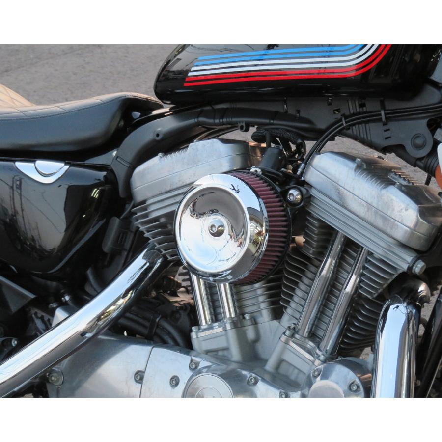 S&S STEALTH　エアクリーナーカバー クローム Harley Davidson S＆S ステルスエアクリーナーカバー ボバー