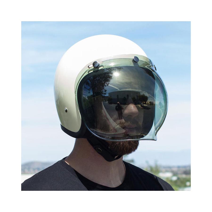 biltwell 汎用ミラー Biltwell 防曇 汎用バブルシールド ゴールドミラー クローム