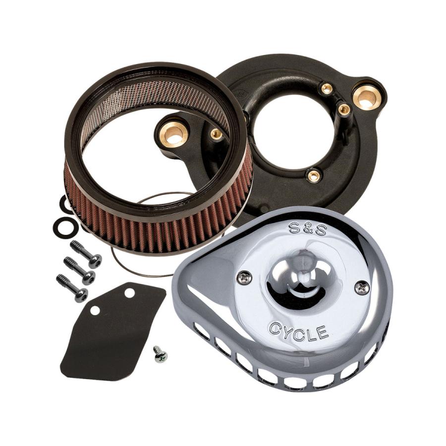 ステルスエアクリーナーキット　ミニティアドロップ　１７&minus;２３ｙＭ８　クローム