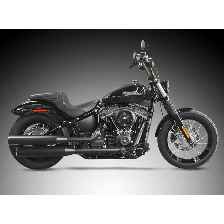 カッパ野郎Harley-Davidson バイクシート ブラック ハーレー純正□バッドランダーシート ブラック 【18年以降