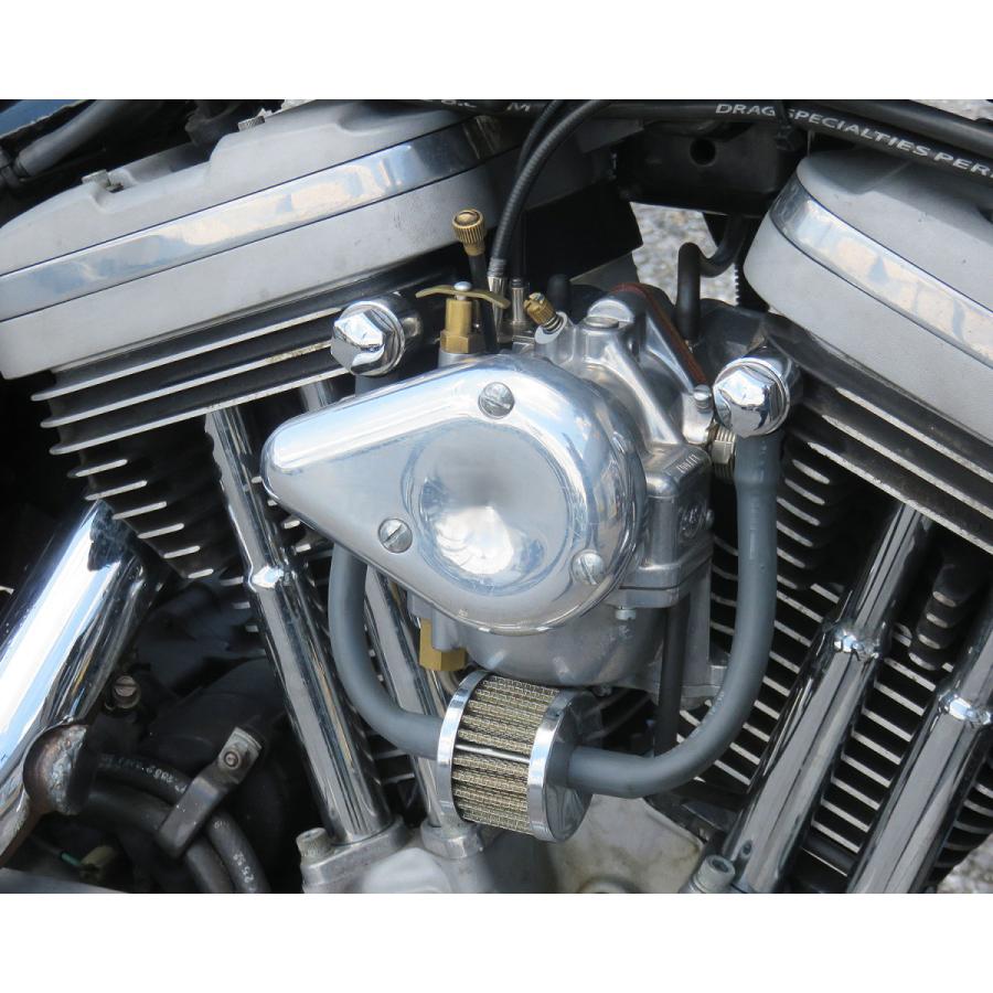 Harley Davidson MALCOM ティアドロップ キャブカバー E