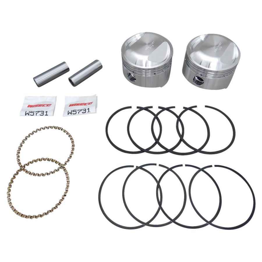 S＆S 鍛造ピストンセット 80” ローコンプ ＋．020”