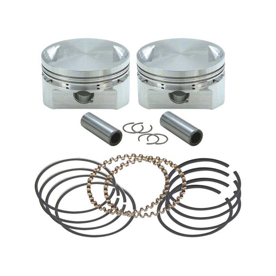 S＆S 3−1／2” 鍛造ピストンキット ＋．010” 84−99y