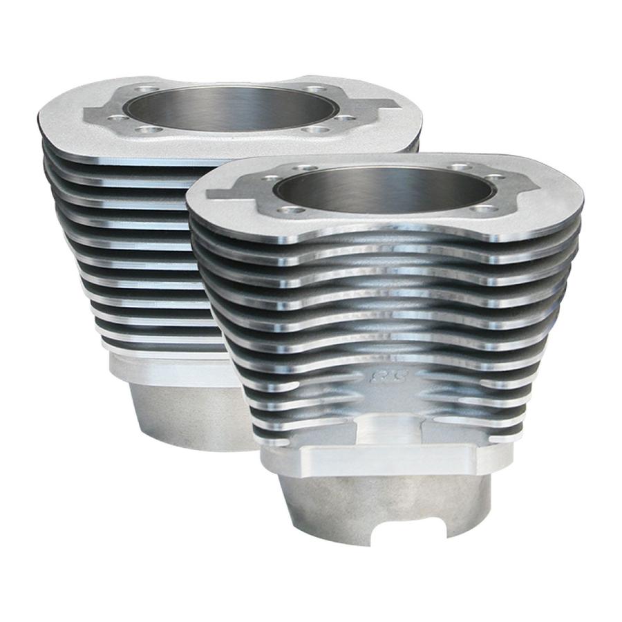 Harley Davidson 4−1／8 シリンダーセットシルバー 124