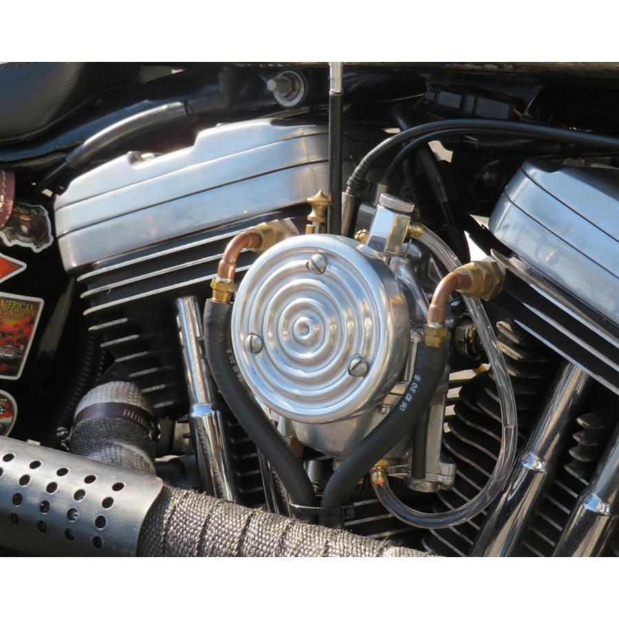 Harley Davidson MALCOM ブルズアイ キャブカバー E
