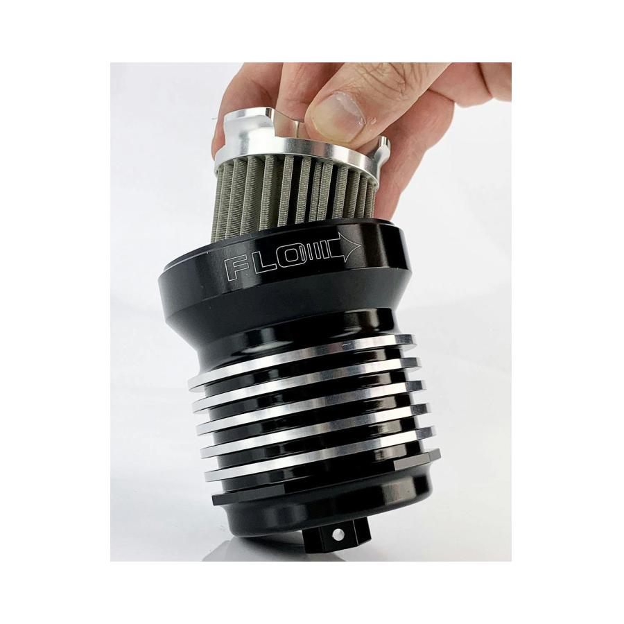 ＦＬＯ　オイルフィルター　ブラック／ハイライトフィン　８４−ＢＴ　８６−ＸＬ | Harley Davidson | 04