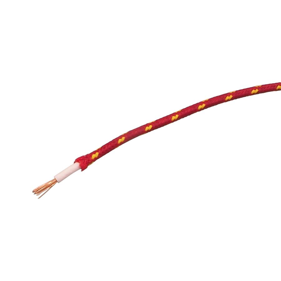 Harley Davidson（ハーレー・ダビッドソン） 布巻き配線 赤／黄点