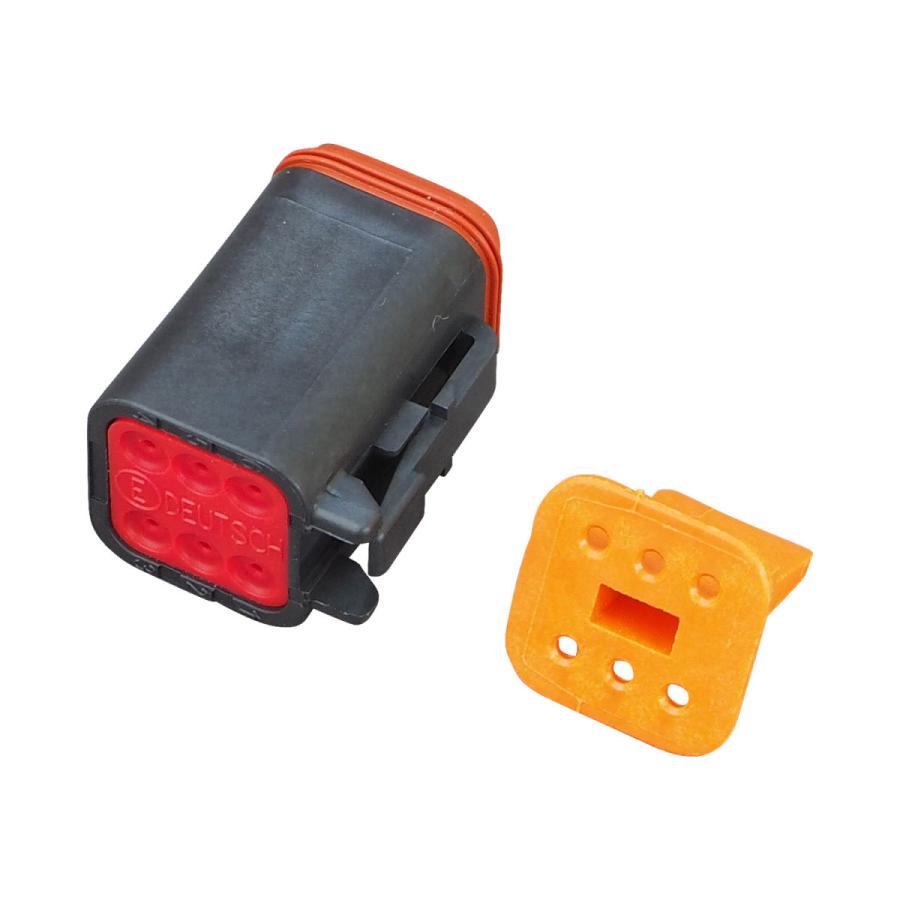 マトイ様連絡用 Harley Davidson ドイチェDTコネクターソケット 6ピン ブラック