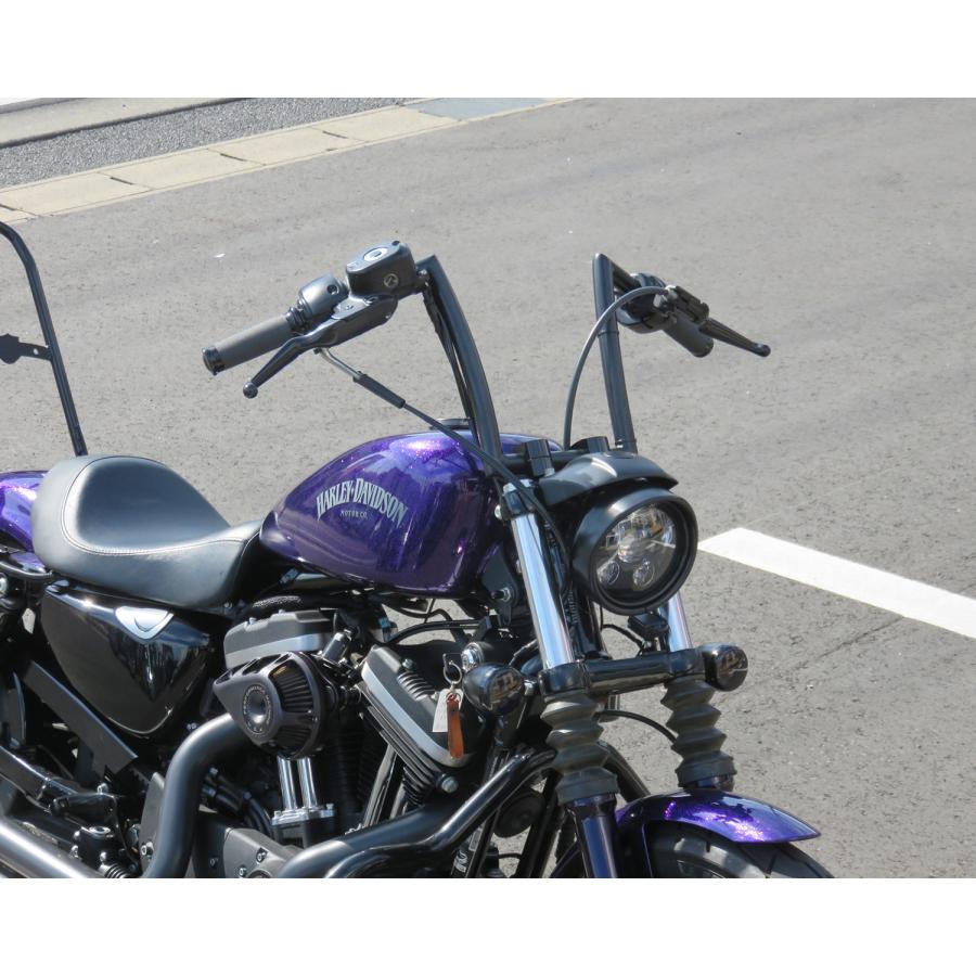 ヘコミ有り　１０ｉｎ　ゴーストエイプバーハンドル　ブラック | Harley Davidson | 03