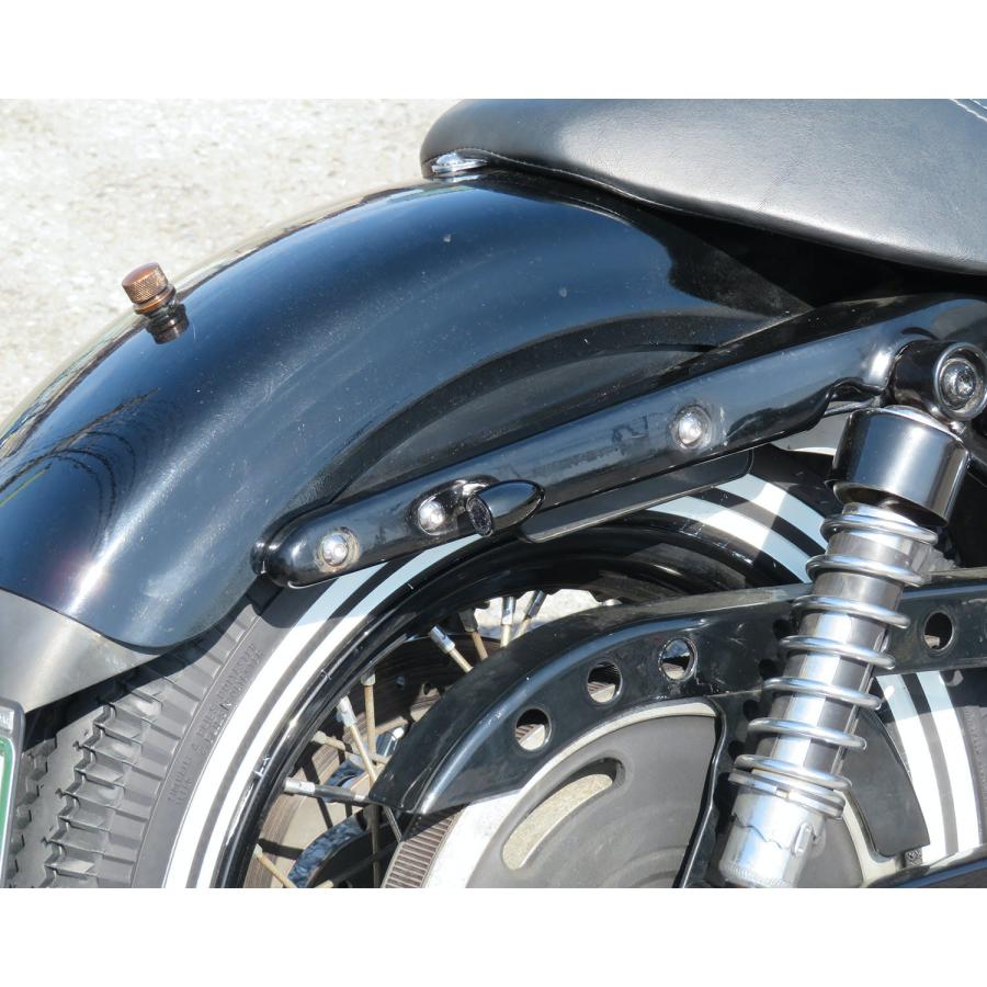 Harley Davidson マイクロバレットLEDウインカーセット クローム 
