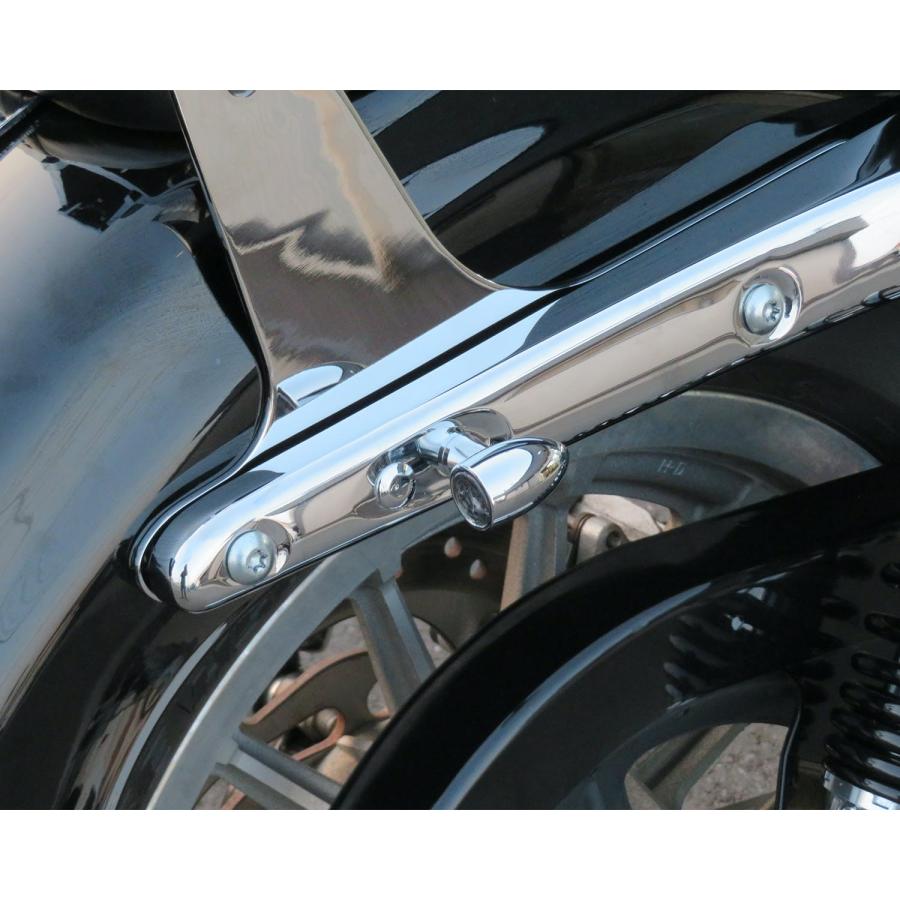 Harley Davidson マイクロバレットLEDウインカーセット クローム 