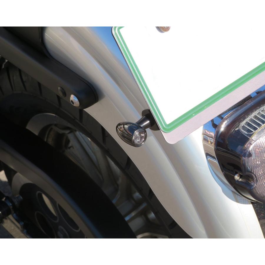 Harley Davidson マイクロバレットLEDウインカーセット クローム 