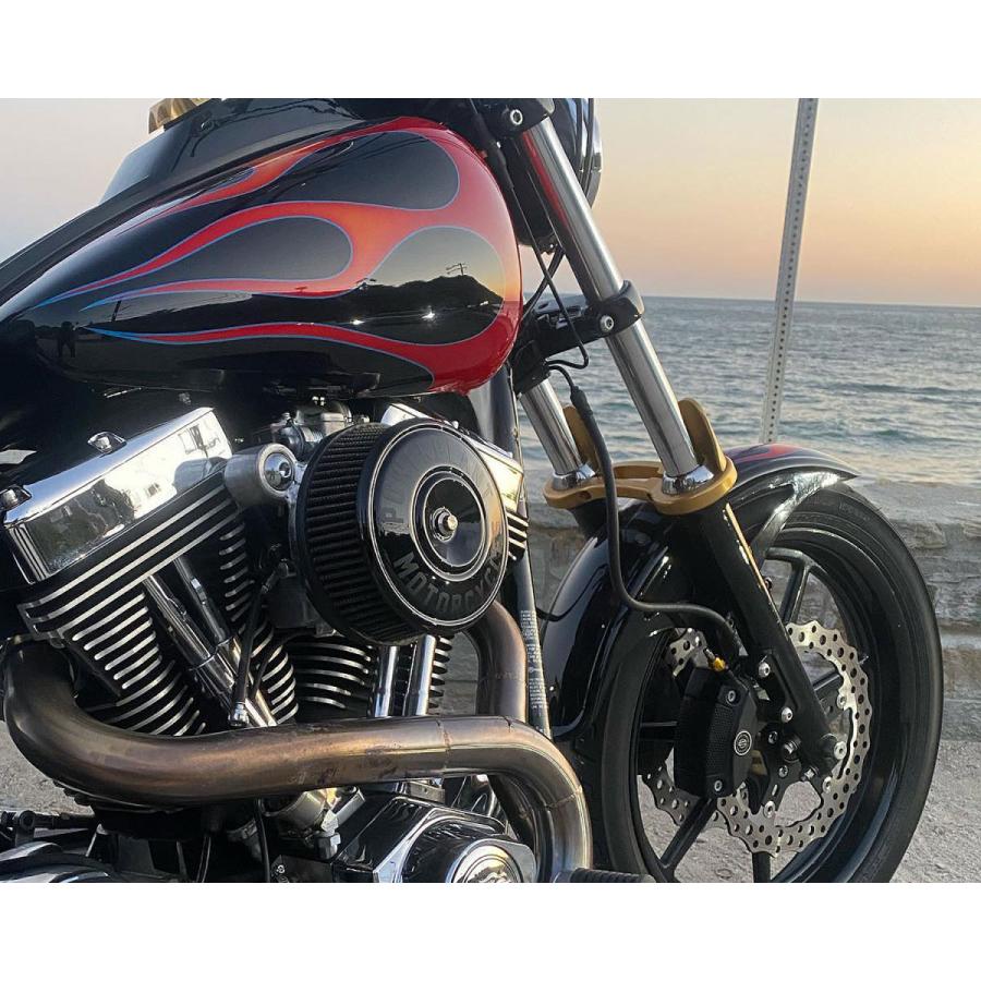Harley Davidson パワープラント FXR フォークブレース＆ダスト 