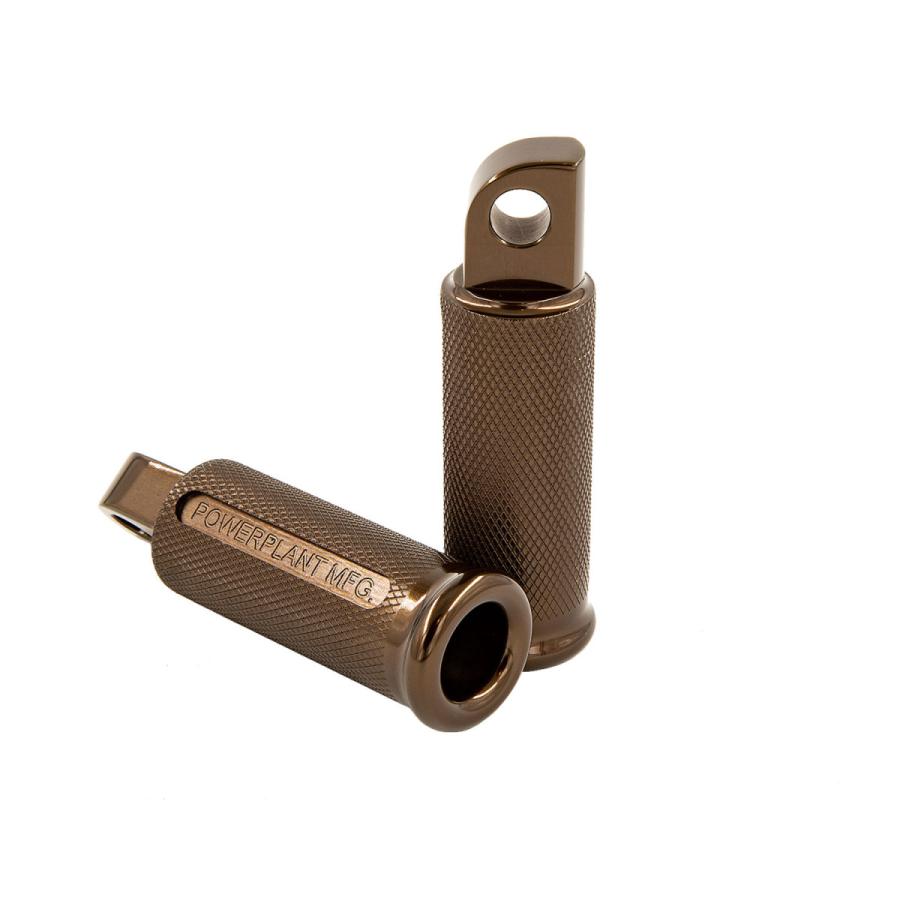 パワープラント ショーティ フットペグ ブロンズ バイク