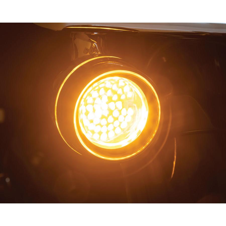 クリアキン　ＬｕｍｉｎＥＺ　ＬＥＤターンシグナルインサート　フロント | Harley Davidson | 01