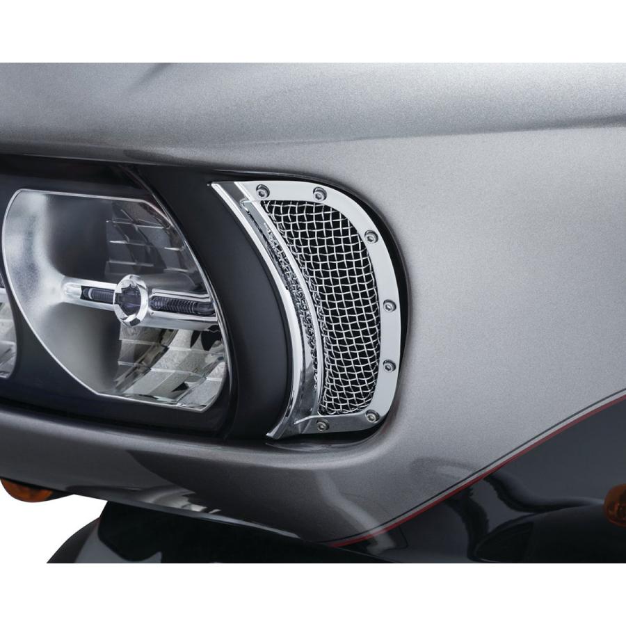 クリアキン　ヘッドライトベントアクセント　クロームメッシュ　１５ｙ−ＦＬＴＲ | Harley Davidson | 01