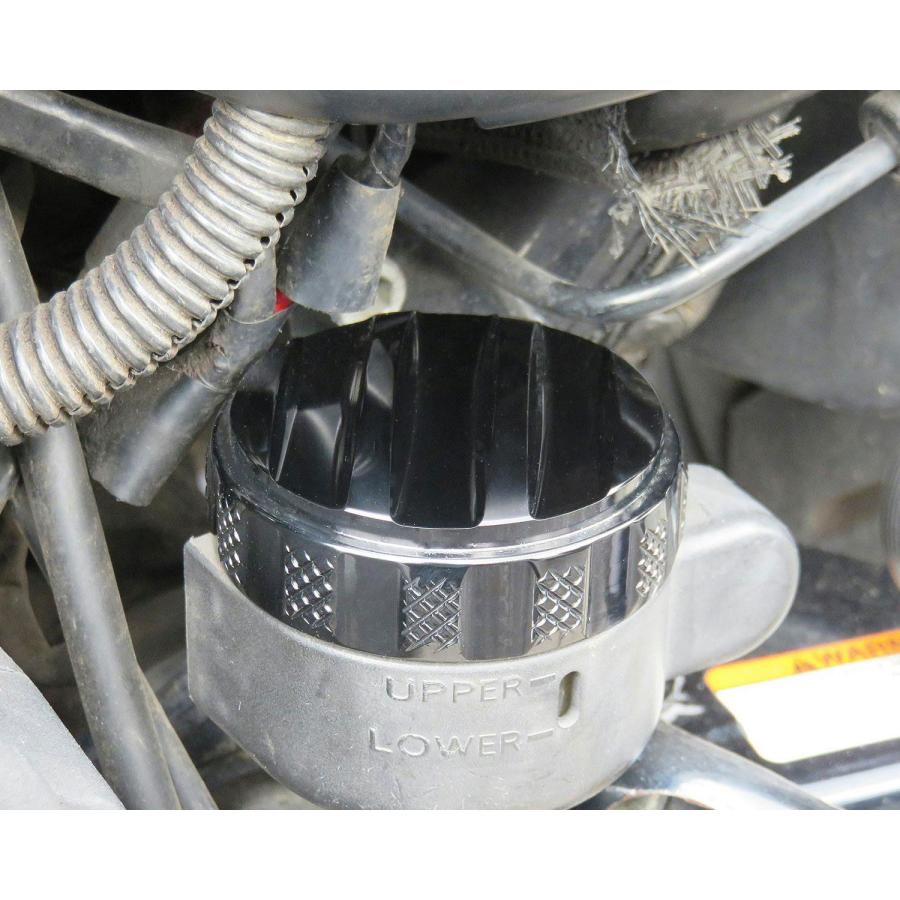 ０４−１３ｙＸＬ用フィンタイプリアマスターシリンダーカバー　ブラック | Harley Davidson | 02