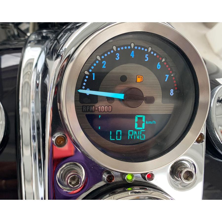 Harley Davidson 4in 多機能デジタルスピード＆タコメーター