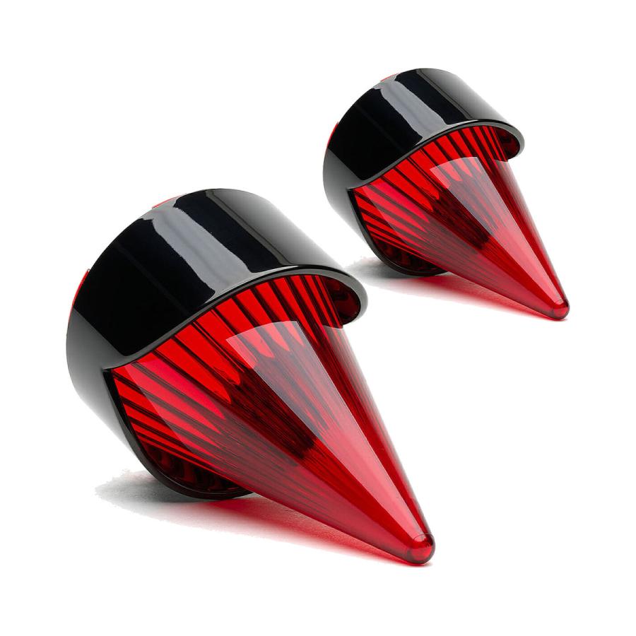 アフターバーナーレンズセットレッド　ブラックベゼル　クリップイン