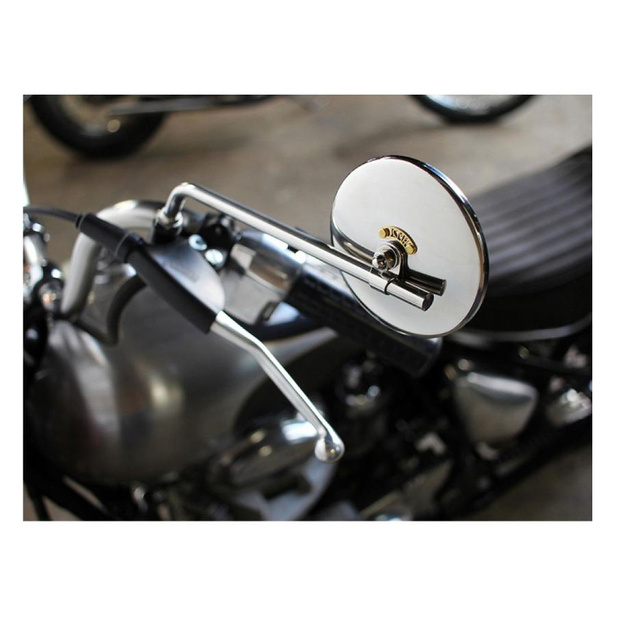 Harley Davidson モーターロック JCMAミラー φ100