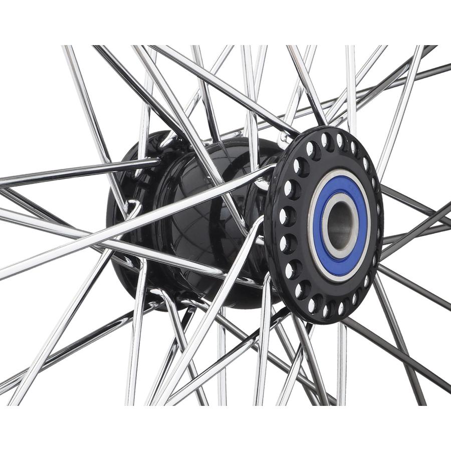 21インチ　ホイール　スプールハブ Harley Davidson スプールハブホイール 21×1．85in ブラック