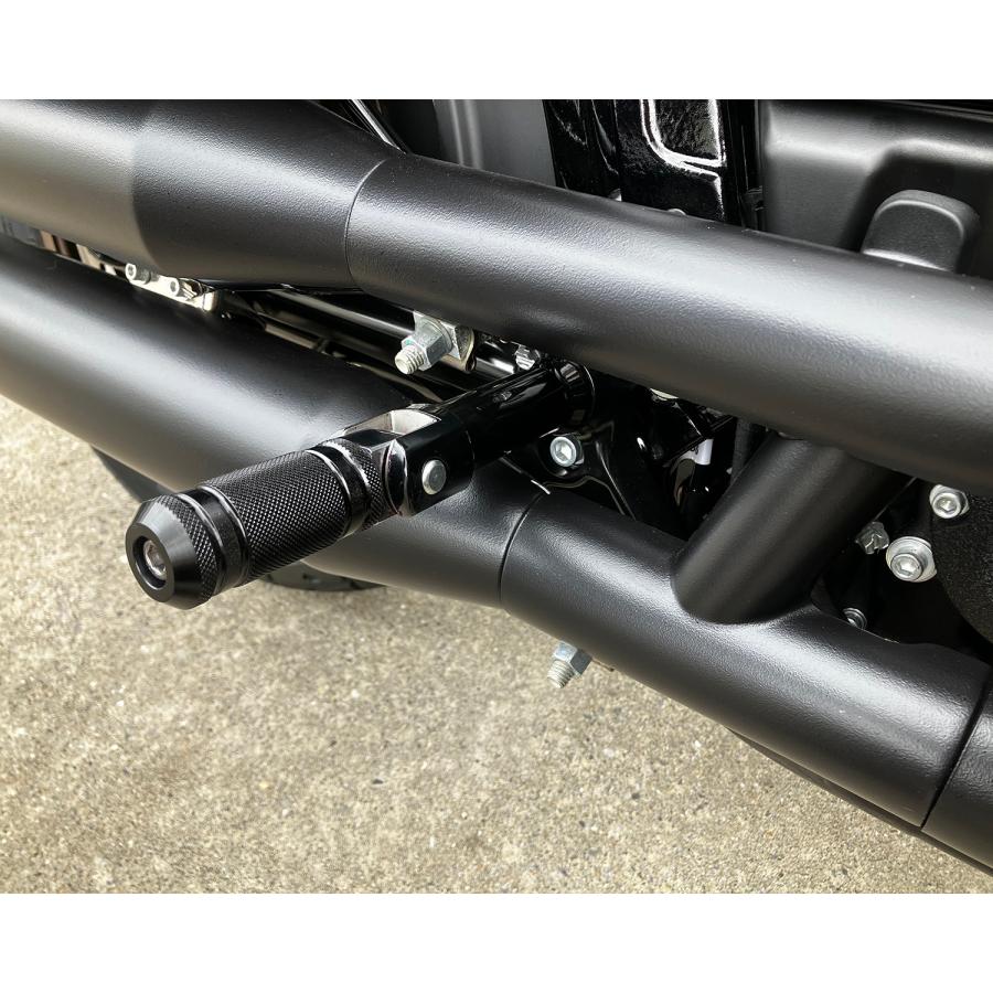 Harley Davidson M8ソフテイル用 パッセンジャーフットペグ