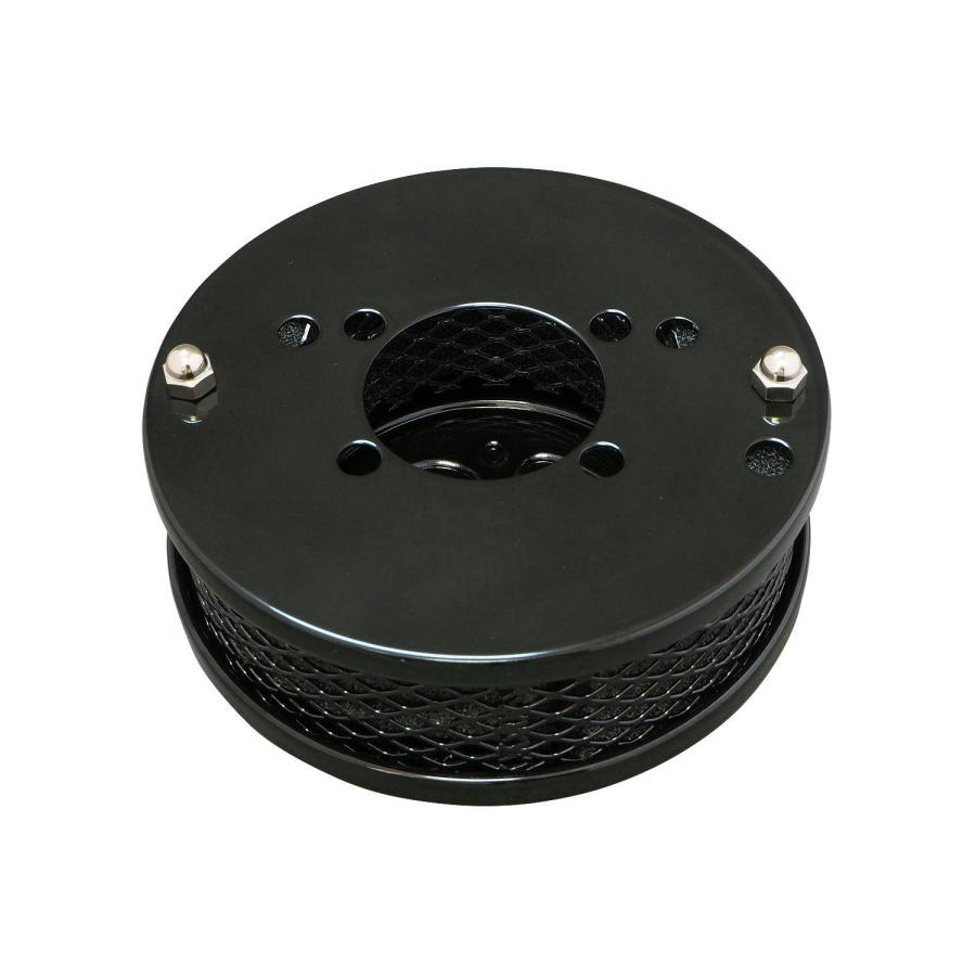 Harley Davidson CVキャブ用SUエアクリーナーキット ブラック 93