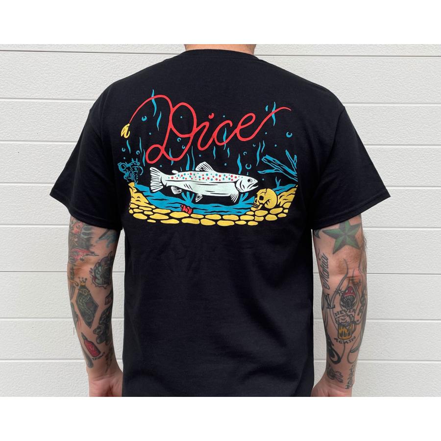 ダイスマガジン　Ｆｉｓｈ　ｔｏ　Ｒｉｄｅ　Ｔシャツ　ブラック　Ｍ | Harley Davidson