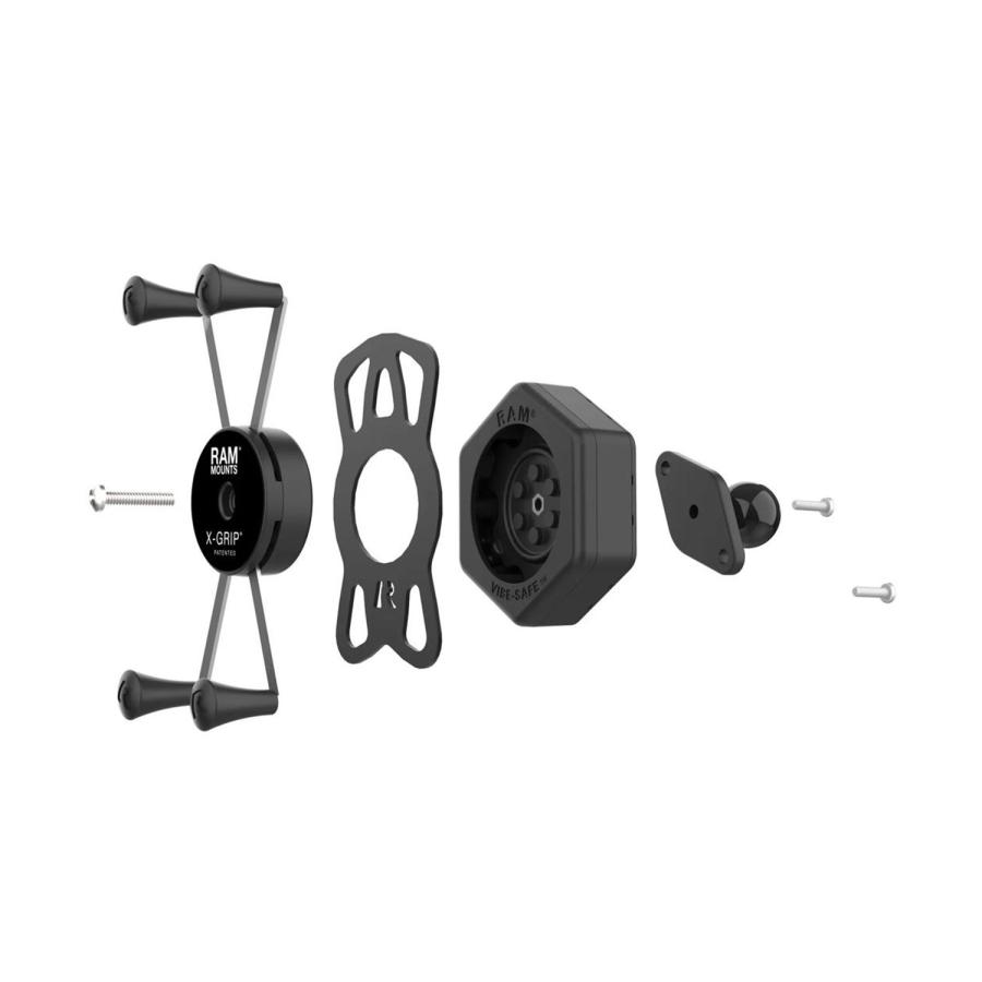 ＲＡＭ　ＭＯＵＮＴＳ　防振Ｘグリップ　スマホホルダー　Ｍ | Harley Davidson | 03